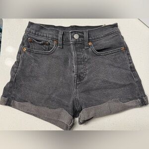 Levi's Dark Gray Jean Shorts